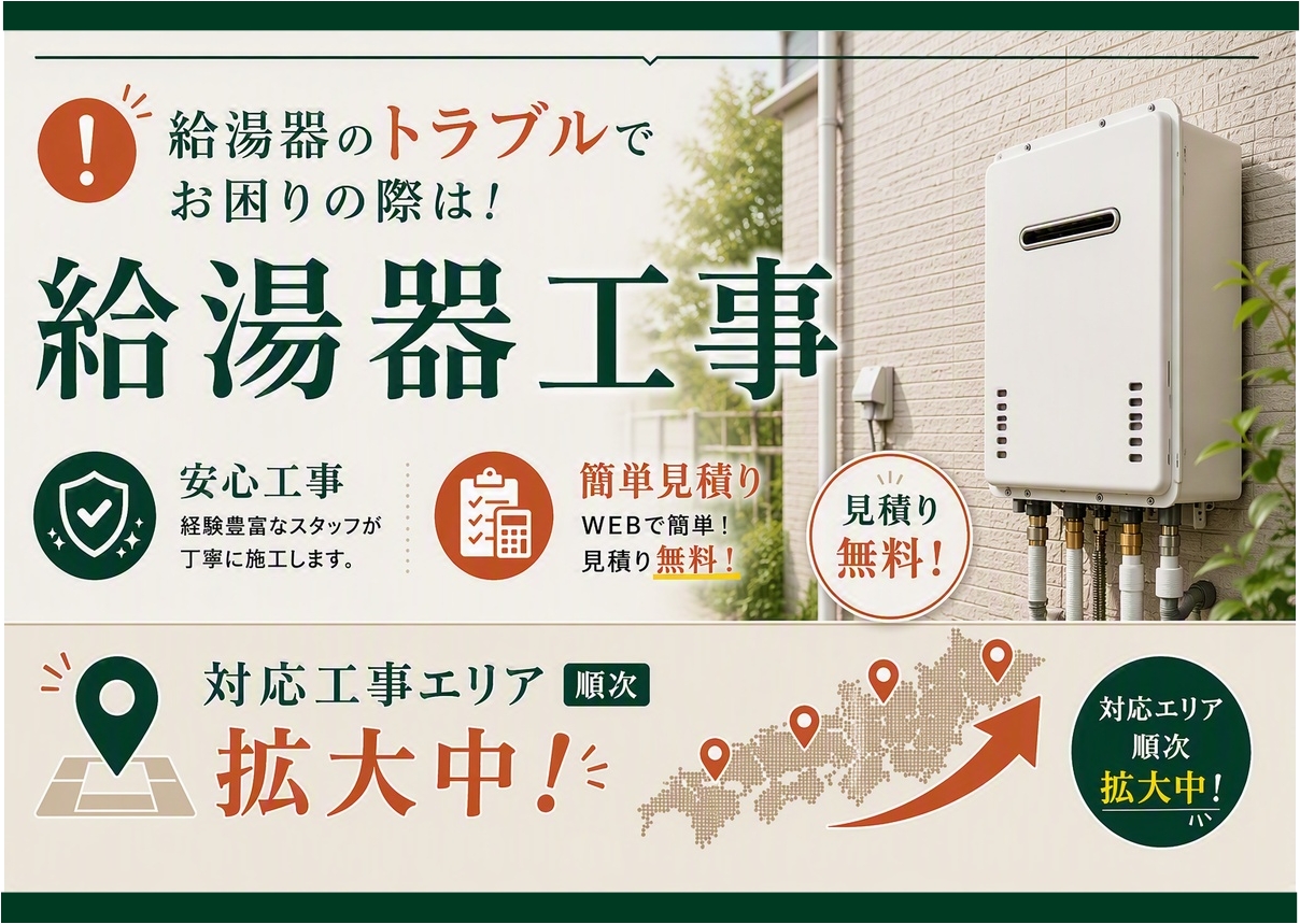 給湯器工事